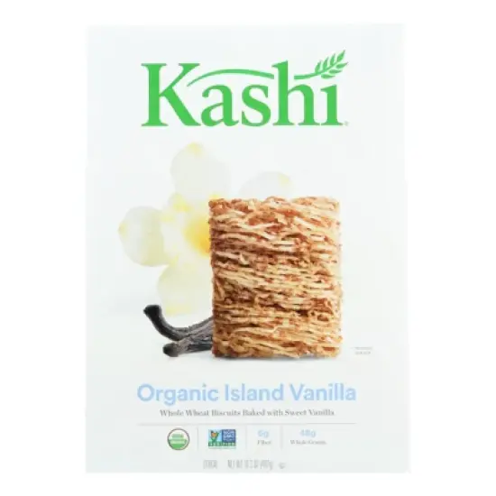 Kashi Organic Island Vanilla Whole Wheat Cereal - Case of 12/16.3 oz image {1}
