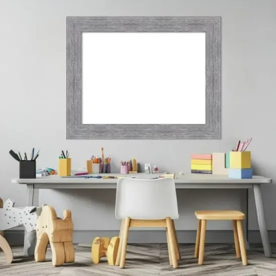Amanti Art Bark Rustic Char Framed Dry Erase Magnetic Board image {5}