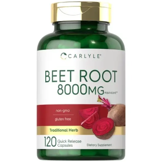Carlyle Beet Root Capsules | 8000 mg | 120 Count image {7}