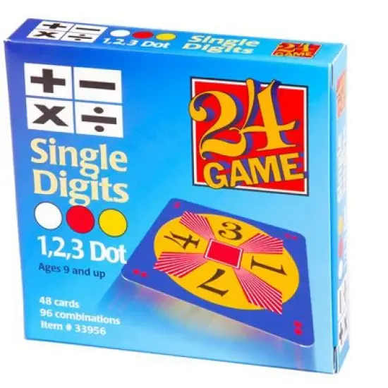 24 Game Cards Original Double Digits, 48 Card Set image {1}