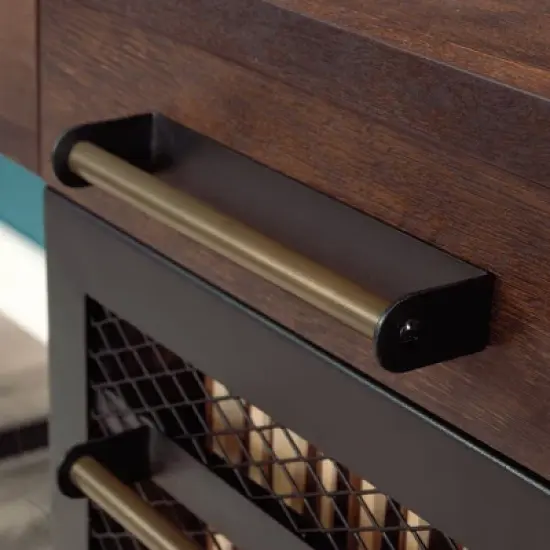 Sauder Briarbrook with Shelf and Drawer Barrel Oak image {5}