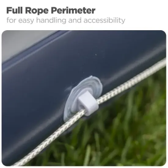 Galvanox Inflatable Pool Lounging Bed With Headrest Great For Tanning, Resting or Just Haning Out image {3}