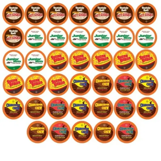 Tootsie Roll Candy Flavored Hot Cocoa Pods Variety Keurig 2.0 Maker, 40 ct image {11}