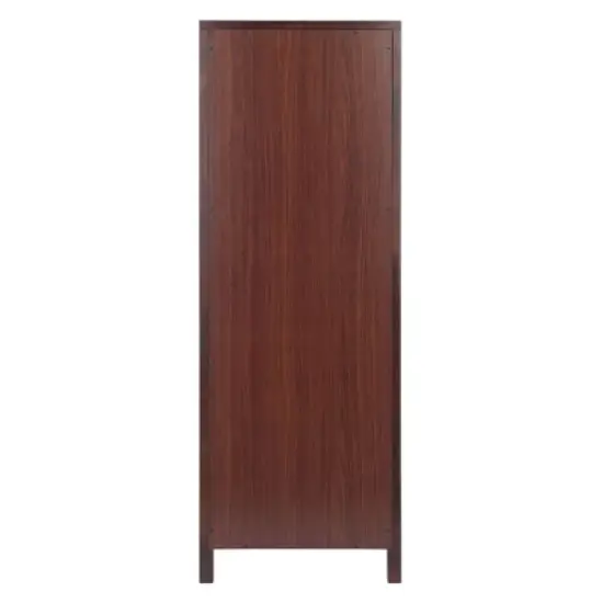 Brooke Cupboard Drop Down Door and Drawer Walnut - Winsome image {4}