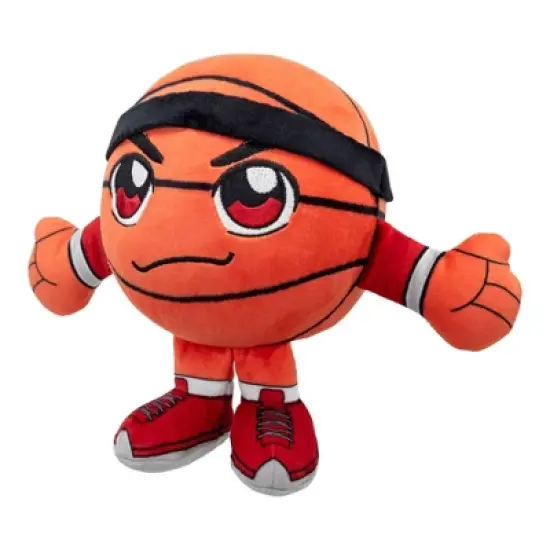 Bleacher Creatures Ohio State Buckeyes 8" Kuricha Basketball Sitting Plush image {2}