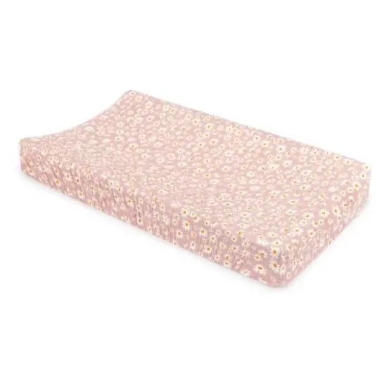 Babyletto Daisy Quilted Muslin Changing Pad Cover image {2}