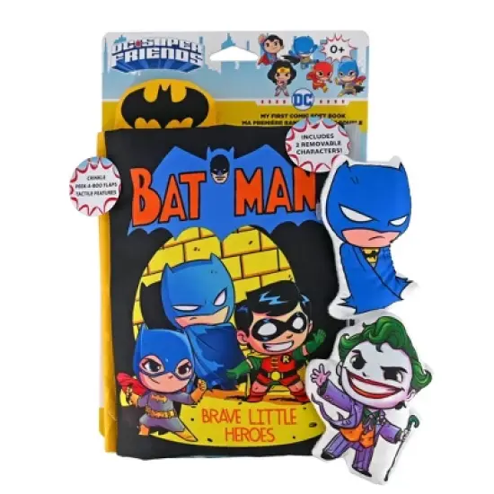 Warner Brothers Batman and DC Super Hero Deluxe Comic Soft Book - Brave Little Heroes image {1}