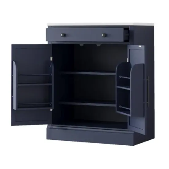 Bella Depot Modern Freestanding Kitchen Pantry Cabinet image {6}