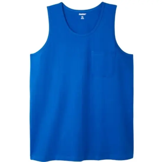 KingSize Men's Big & Tall Lightweight Pocket Tank image {8}