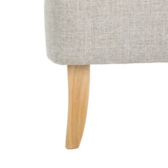 Sheena Mid Century Modern Loveseat Beige - Christopher Knight Home: Upholstered Polyester, Wood Frame, Seats 2 image {4}