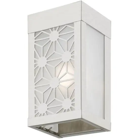 Livex Lighting Berkeley 1 - Light Wall Light in  Brushed Nickel image {3}