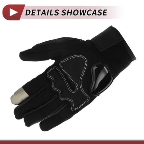 Unique Bargains Motorcycle Touchscreen Driving Gloves 1 Pair image {3}