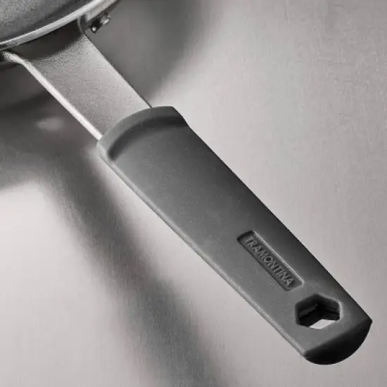 Tramontina 5.5qt Aluminum Nonstick Professional Fusion Covered Deep Fryer - Satin image {3}