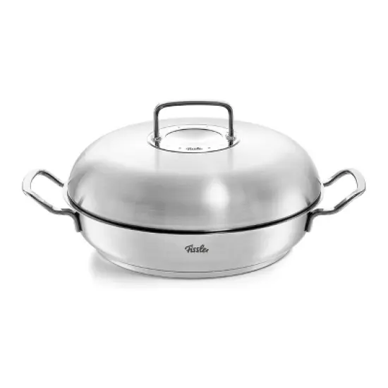 Fissler Original-Profi Collection Stainless Steel Serving Pan, with High Dome Lid image {8}