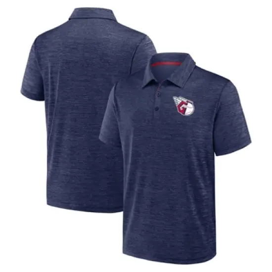 MLB Cleveland Guardians Men's Heather Polo T-Shirt image {3}