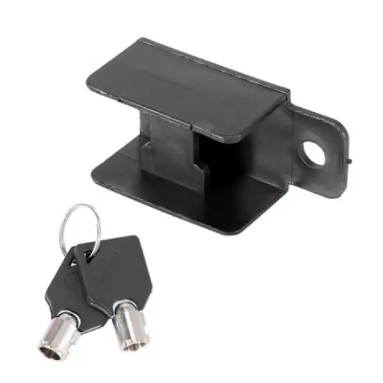 Unique Bargains Universal Bike Motorcycle Anti-theft Disc Brake Lock Red with Red Rope Set 2.2" x 1.8" x 1.0" image {3}