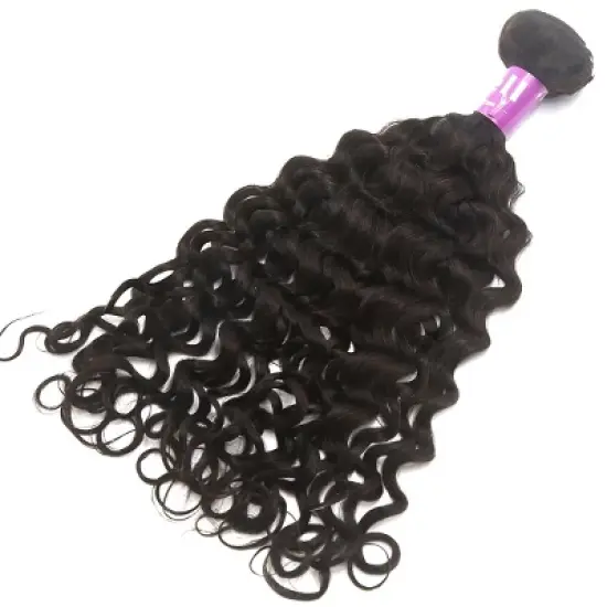 Unique Bargains 9A Brazilian Italian Curly Human Hair Extension Unprocessed 22" 1 Bundle image {1}