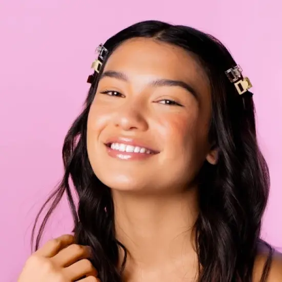 Gimme Beauty Fine Mini Square Claw Clip - 12pc image {1}