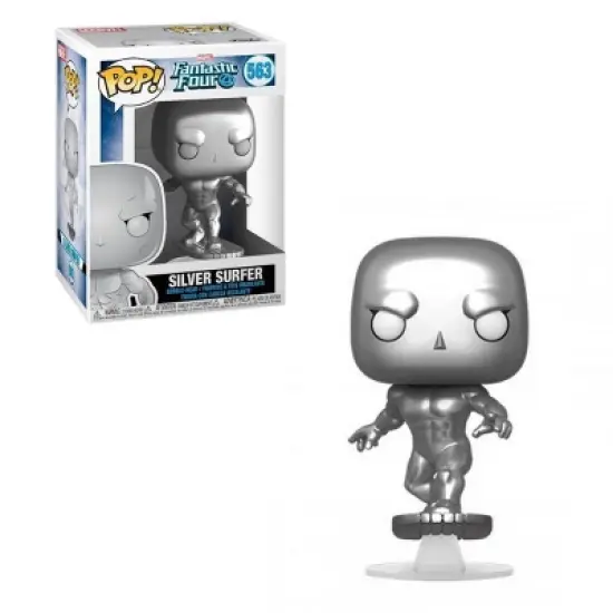 Funko Marvel Fantastic Four Funko POP Vinyl Figure | Silver Surfer image {2}