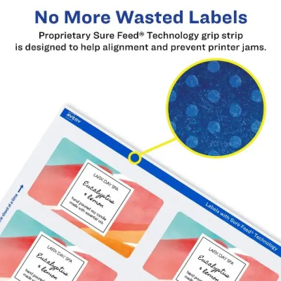 Avery Waterproof Rectangle Labels with Sure Feed, 2" x 4" image {3}
