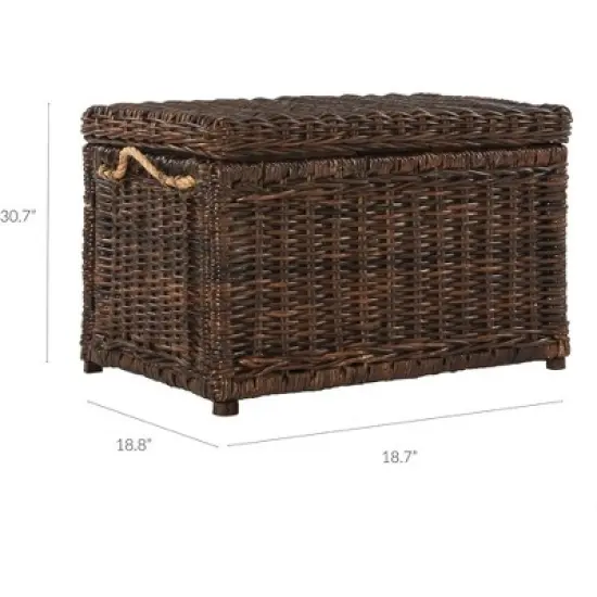 happimess Jacob Wicker Storage Trunk image {4}