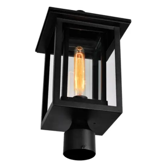 CWI Lighting,Winfield 1 Light Black Outdoor Lantern Head image {4}