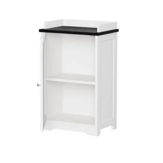 Bathroom Storage Cabinet with Adjustable Shelf White - Hastings Home image {1}