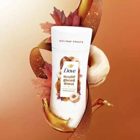 Dove Beauty Limited Edition Fall Holiday Treat Antiperspirant & Deodorant Stick - Maple Glazed Donut - 2.6oz image {2}