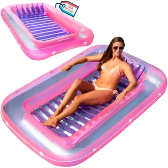 Swimline Luxe Edition Inflatable Suntan Tub Floating Pool Lounger image {6}