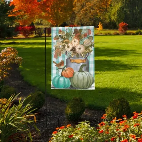 Briarwood Lane Fall Garden Flag 18x12.5 For Outdoor Pastel Pumpkins Garden Flag Flag For Fall Garden Flag Flags For Outside image {3}