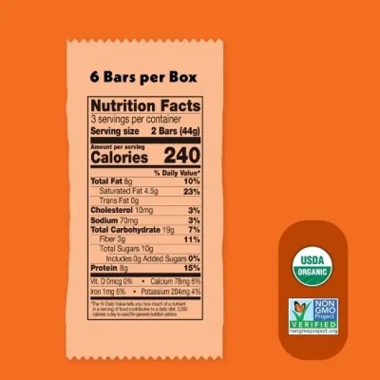 Once Upon A Farm Organic Cinnamon Roll Protein Bars - 4.68oz/6ct image {1}