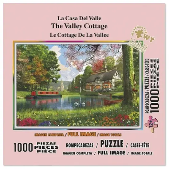 Wuundentoy Gold Edition: The Valley Cottage Jigsaw Puzzle - 1000pc image {4}