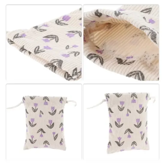 Unique Bargains Women Durable Drawstring Cosmetic Bag 1 Pc image {2}