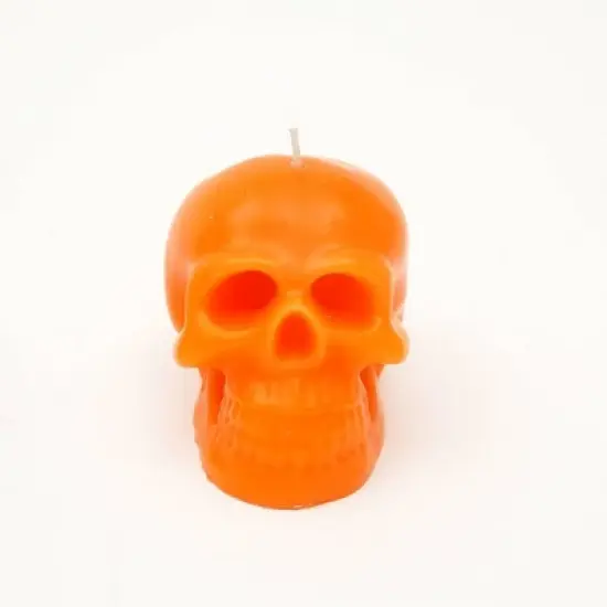 Halloween Funky Multicolor Skull Candle Box-6 Pcs/Funky Hands Gesture Halloween Multicolor Candle Box - 12 Pcs" image {2}
