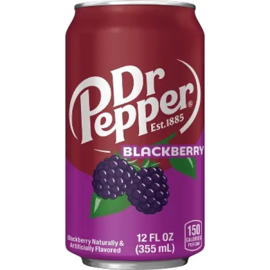 Dr Pepper Blackberry Soda - 12pk/12 fl oz Cans image {3}
