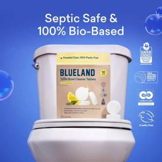 Blueland Lemon Cedar Toilet Bowl Cleaning Tablets - 10ct image {6}