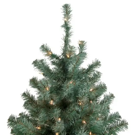 Northlight 7.5' Pre-Lit Colorado Blue Spruce Artificial Christmas Tree, Clear Lights image {2}