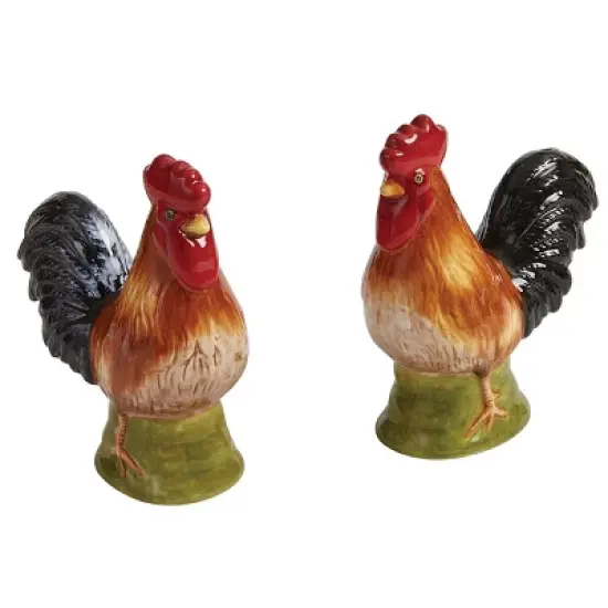 Park Designs Break Of Day Rooster Salt And Pepper Set image {3}