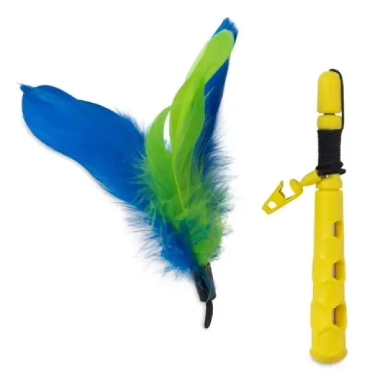 JW Pet Flutter-ee Feathers Telescopic Wand Cat Toy image {2}