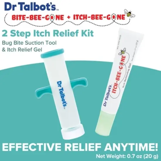 Dr. Talbot's Bite-B-Gone Combo - Bug Bite Tool + Bite Itch Relief - 0.7oz image {1}