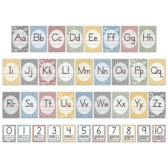 Teacher Created Resources&reg; Classroom Cottage Alphabet Bulletin Board Set, 37 Pieces image {1}