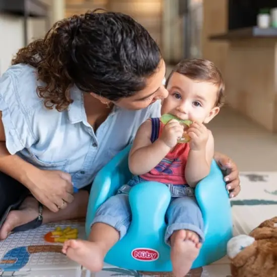 Nuby Foam Booster Infant Seat - Blue image {1}