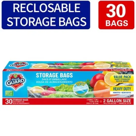 Slider Storage Bags, Zippered Fresh-keeping Bag, Heavy Duty Food Sorting Storage Bag, Food Preservation Sealed Bag image {11}