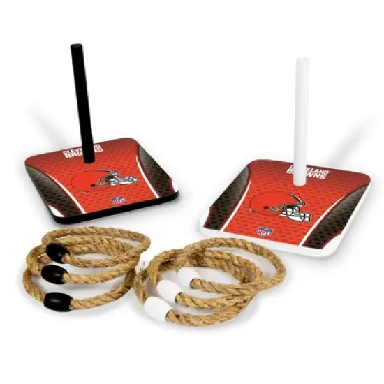 NFL Cleveland Browns Solid Wood Quoits Toss Game image {9}