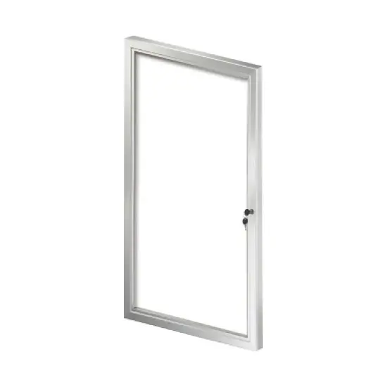 Azar Displays Medium Enclosed Magnetic Message Board w/ Lock & Key image {1}