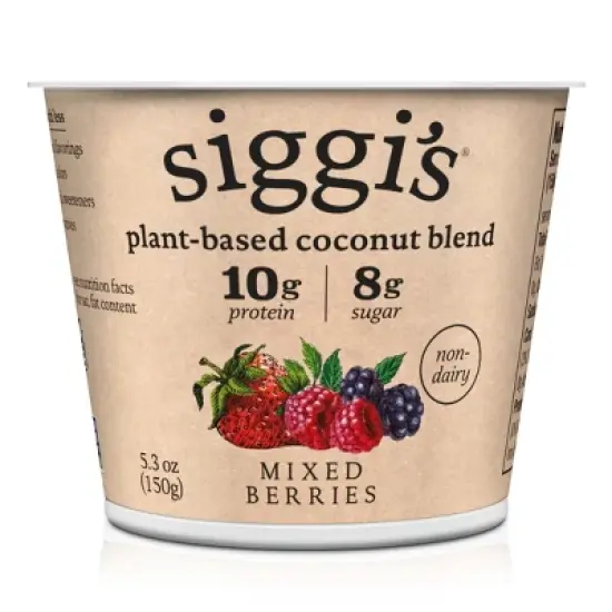 Siggi's Mixed Berries Plant-Based Coconut Blend Yogurt Alternative - 5.3oz image {5}