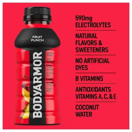 BODYARMOR Fruit Punch Sports Drink - 8pk/12 fl oz Bottles image {1}