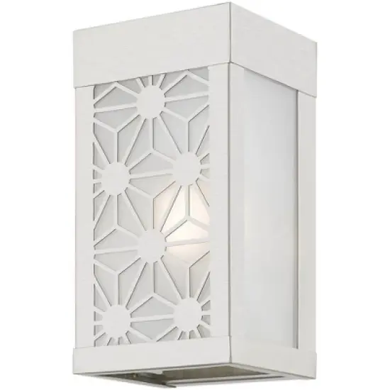 Livex Lighting Berkeley 1 - Light Wall Light in  Brushed Nickel image {2}