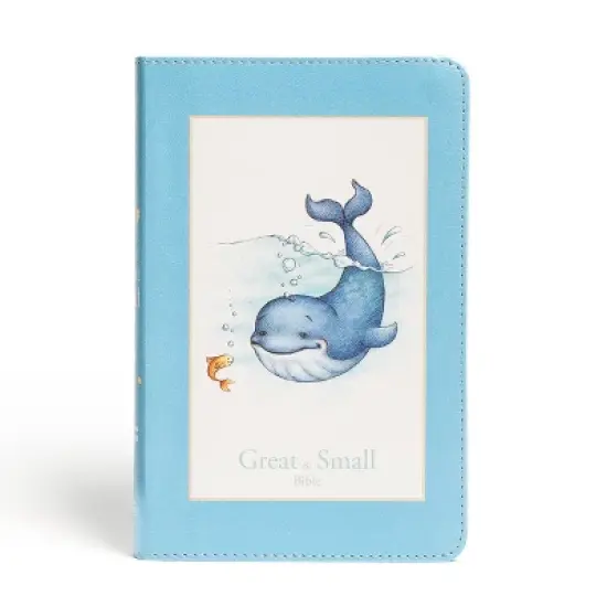 CSB Great and Small Bible, Blue Leathertouch - by  Csb Bibles by Holman (Leather Bound) image {1}