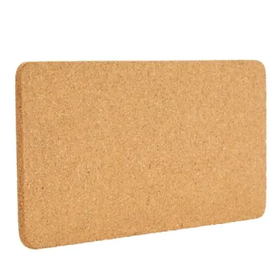 Juvale 3 Pack Rectangle Cork Trivets for Hot Dishes - Cork Placemats, Pads for Kitchen Counter, Pots, Table (12.5x6.6 In) image {7}